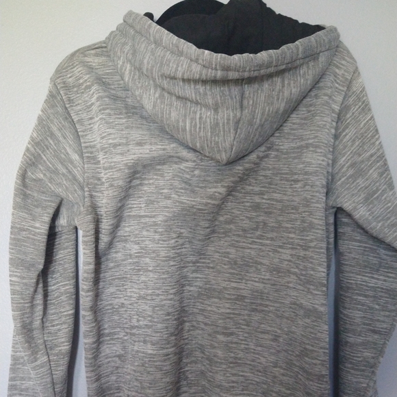 Men's heather grey hoodie with black trim by Huntington BC, size M. - Picture 5 of 6